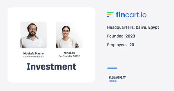 Fincart Secures Funding From Plug & Play Middle East
