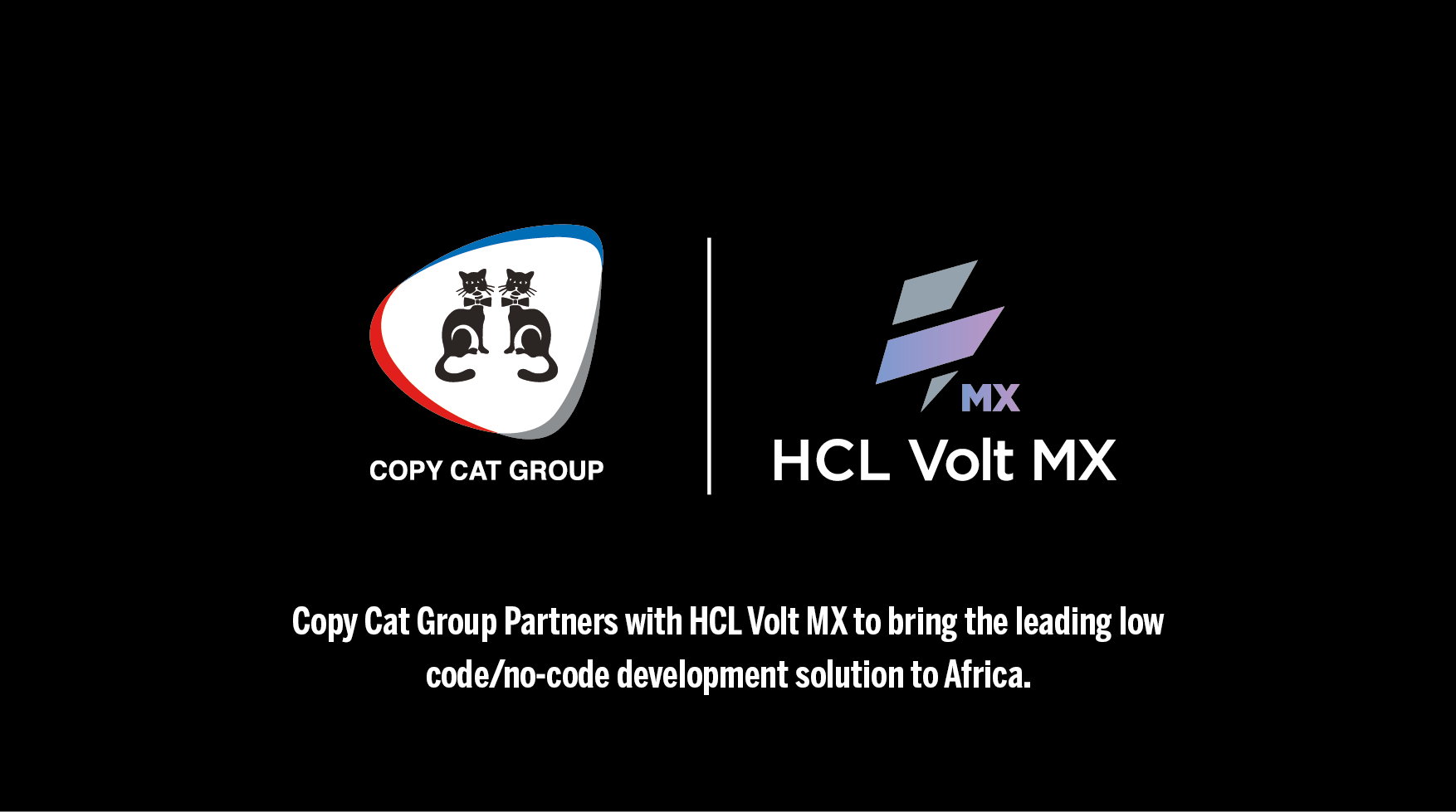 Copy Cat Partners with Volt MX to bring the Low Code Development Solution to Africa