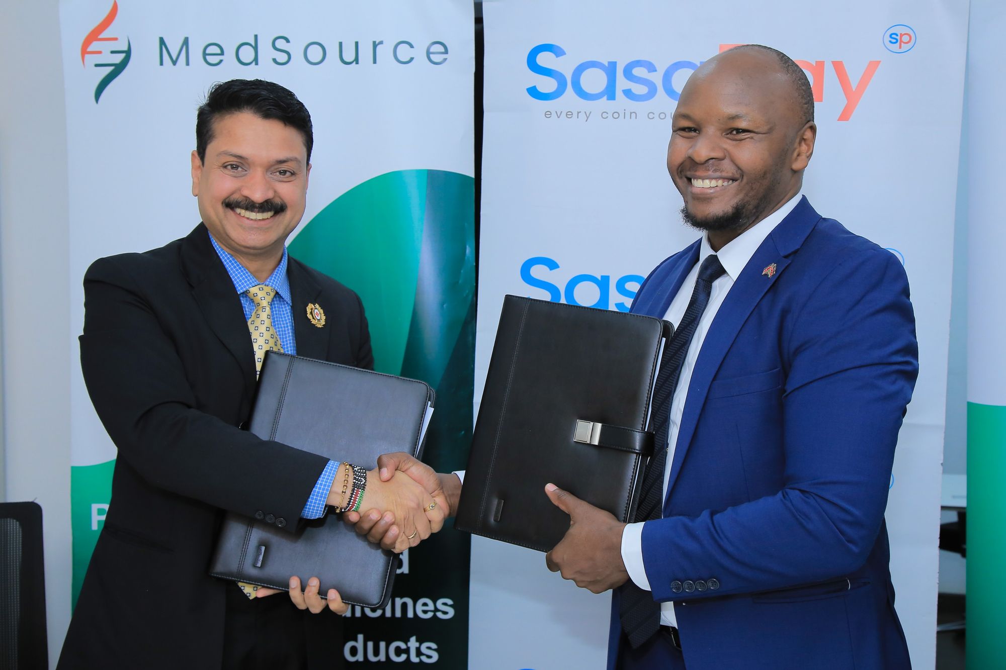 SasaPay And MedSource Group Announce New Partnership