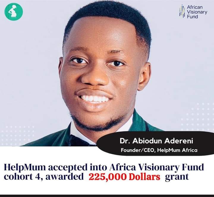 HelpMum Receives $225K Grant, Joins Africa Visionary Fund Cohort 4