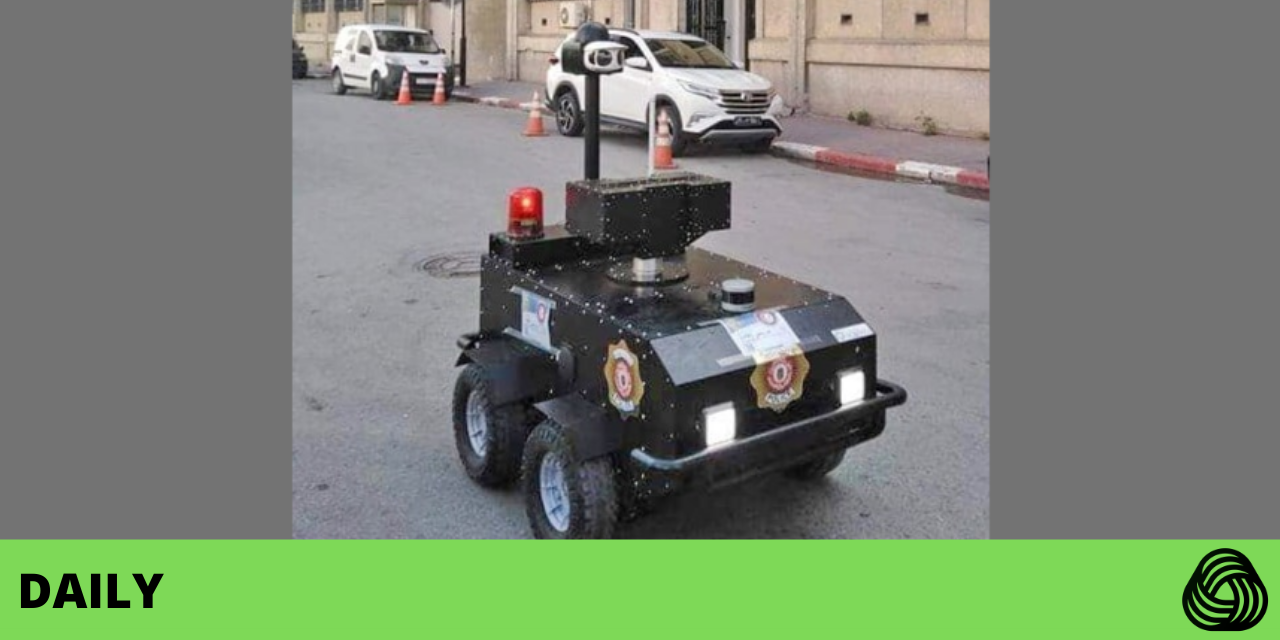 Coronavirus: Tunisian develops Police Robot for lockdown.