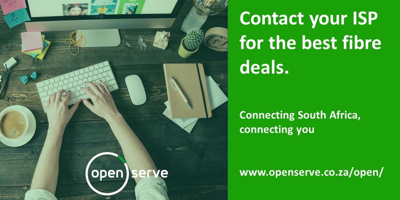 Openserve, South Africa's Largest Teleco to improve Broadband access.