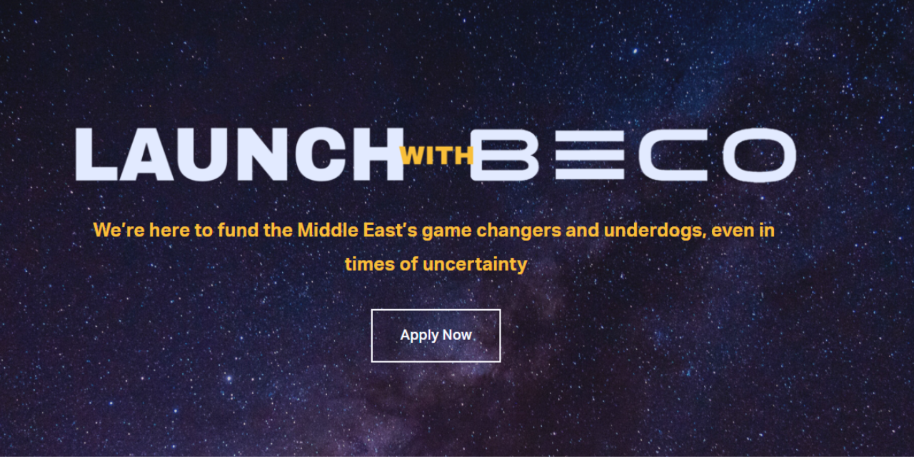 BECO Capital to commit up to $150,000 to help founders of startups in North Africa, Middle East.