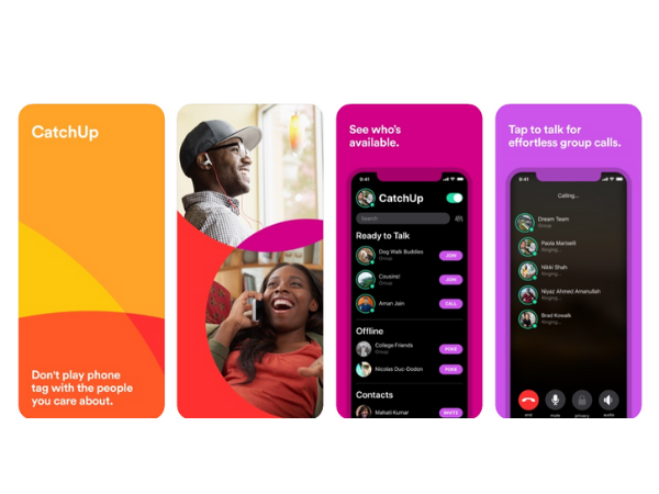 Facebook introduces CatchUp, an app for voice calls only.   