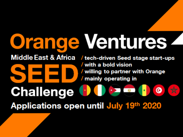 Orange Digital Ventures opens applications for its MEA Seed Challenge.