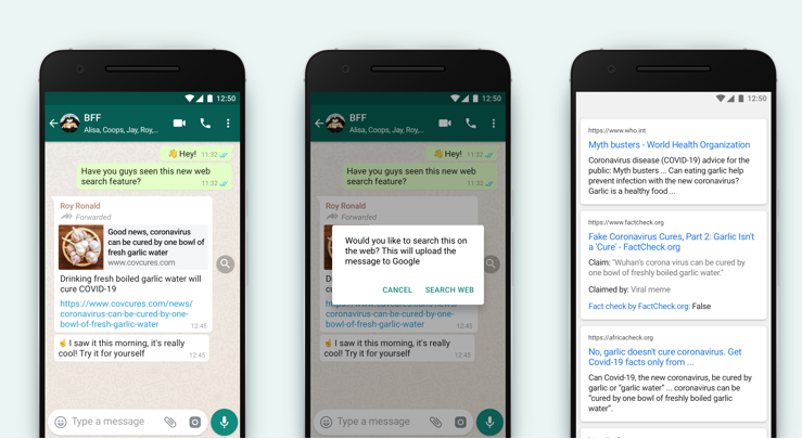 WhatsApp Rolls Out a New Feature That Allows Users To Check Accuracy Of Forwarded Messages.