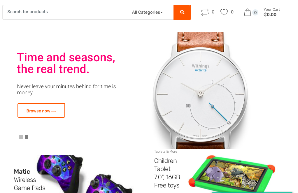 Ghanaian startup, Techfarm launches new online shopping platform.