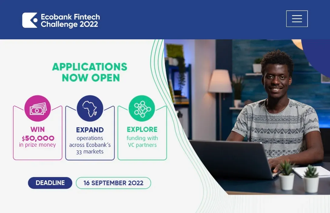 Ecobank Nigeria Opens Application For Fintech Challenge 5th Edition