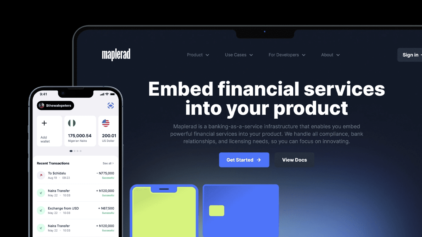 Maplerad Secures $6 Million in Seed Funding, to Soar Client Acquisition Among Others
