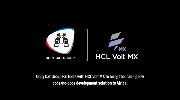 Copy Cat Partners with Volt MX to bring the Low Code Development Solution to Africa