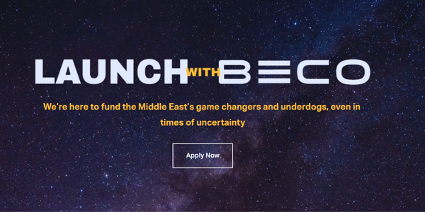 BECO Capital to commit up to $150,000 to help founders of startups in North Africa, Middle East.