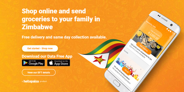 Innovative app, Malaicha helps Zimbabweans in South Africa send groceries back home .  