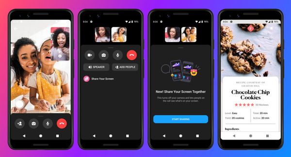 Facebook messenger Expands Screen Sharing to iOS and Android.