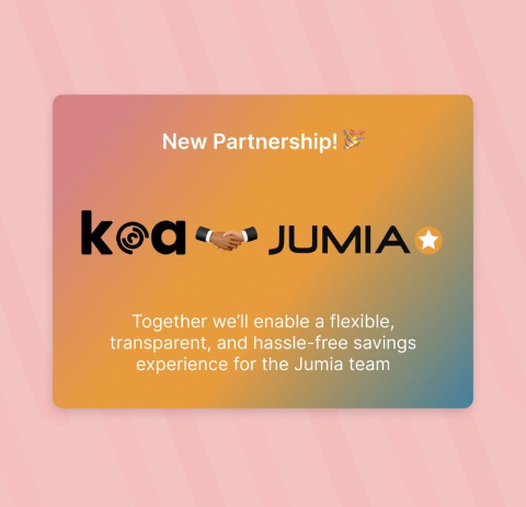 Kenya's Saving Platform, Koa Partners With Jumia