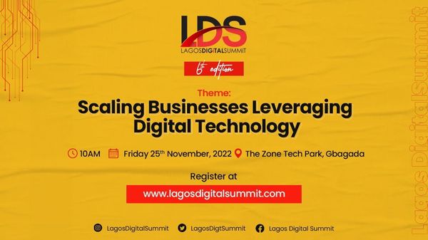 Lagos Digital Summit (LDS) to hold 6th edition, features key industry professionals 