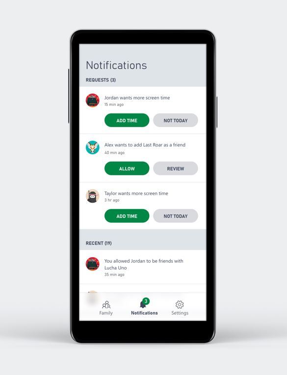 Xbox launches Family Settings App to manage underage Gaming.
