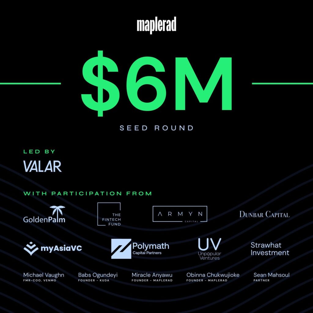 Maplerad Secures $6 Million in Seed Funding 